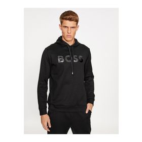 Boss 50501222 001 Siyah Erkek Sweatshirt