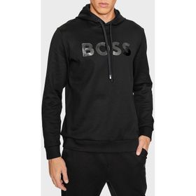 Boss 50501222 001 Siyah Erkek Sweatshirt