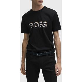 Boss 50506923 001 Siyah Bisiklet Yaka Erkek T-shirt