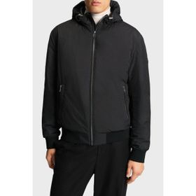 Boss 50547425 001 Regular Fit Kapüşonlu Yaka Su İtici Siyah Erkek Mont