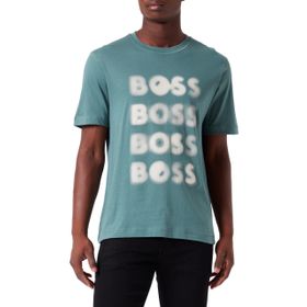 Boss Açık Yeşil Yuvarlak Yaka Kısa Kollu 380 Erkek Tişört