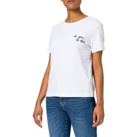 Boss Beyaz 100 Kadın T-Shirt