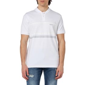 Boss Beyaz Pariq Polo Erkek T-shirt