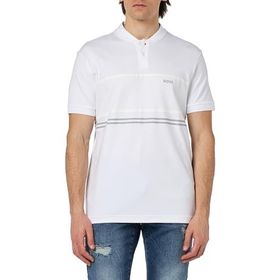 Boss Beyaz Pariq Polo Erkek T-shirt