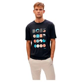 Boss Koyu Mavi Kısa Kollu Yuvarlak Yaka 402 Erkek T-shirt