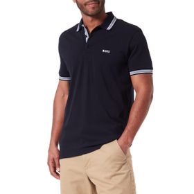 Boss Koyu Mavi Paddy Curved Polo Erkek T-shirt