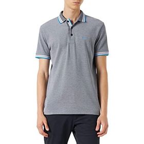 Boss Koyu Mavi Paddy Curved Polo Erkek T-shirt