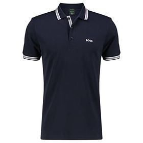 Boss Koyu Mavi Paddy Curved Polo Erkek T-shirt