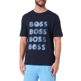 Boss Koyu Mavİ Yuvarlak Yaka Erkek T-shirt