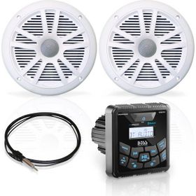 Boss MCKGB450W.6 Audio Systems USB Aux Girişli Bluetoothlu Hoparlörlü Marin Teyp Seti