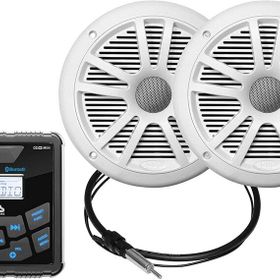 Boss MCKGB450W.6 Audio Systems USB Aux Girişli Bluetoothlu Hoparlörlü Marin Teyp Seti