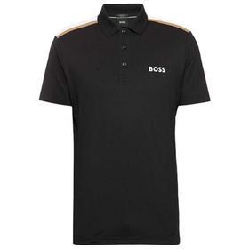 Boss Paddytech Polo Yaka Siyah Erkek T-shirt