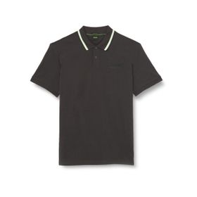 Boss Pio Badge Charcoal16 Polo Erkek T-shirt