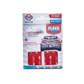 Boss Tape 12 Adet 95x30 mm Plaka Yapıştırma Bandı