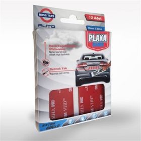 Boss Tape 12 Adet 95x30 mm Plaka Yapıştırma Bandı