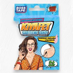 Boss Tape 25 mm 75 mm 24 Adet Kıyafet Sabitleme ve Vücut Bandı