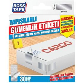 Boss Tape 30'lu Yapışkanlı Güvenlik Etiketi