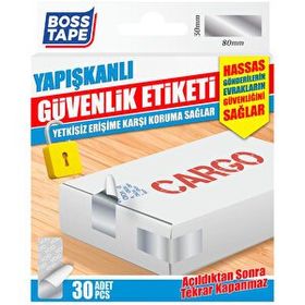 Boss Tape 30'lu Yapışkanlı Güvenlik Etiketi