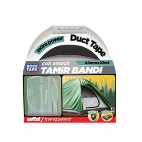 Boss Tape 48 mm 10 mt Şeffaf Tamir Bandı