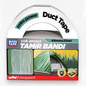 Boss Tape 48 mm 25 mt Şeffaf Tamir Bandı