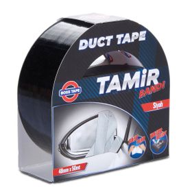 Boss Tape 48 mm 50 m Siyah Duck Tape Tamir Bandı