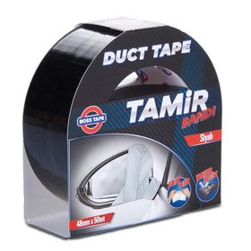 Boss Tape 48 mm 50 m Siyah Duck Tape Tamir Bandı