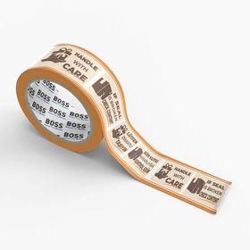 Boss Tape 50 mm 66 mt Dikkatli Taşıyınız Koli Bandı
