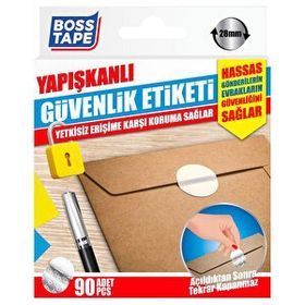 Boss Tape 90'lı Yapışkanlı Güvenlik Etiketi
