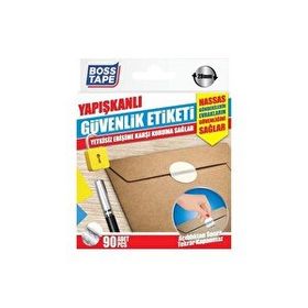Boss Tape 90'lı Yapışkanlı Güvenlik Etiketi