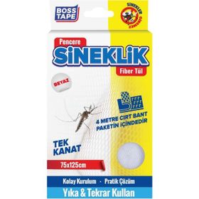 Boss Tape Beyaz Cırt Bantlı 75x125 cm Sineklik