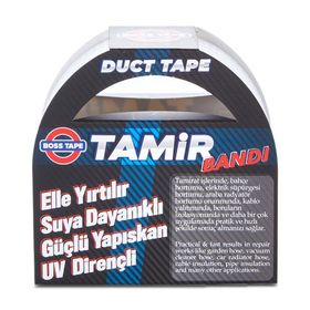 Boss Tape Beyaz Duck Tape Tamir Bandı
