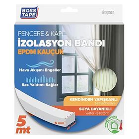 Boss Tape Beyaz Epdm Kapı Pencere İzolasyon Bandı