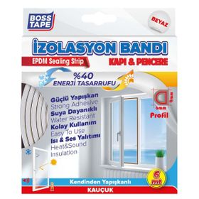 Boss Tape Boss Beyaz Kapı Pencere İzolasyon Bandı