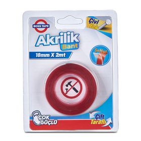 Boss Tape Çift Taraflı Akrilik Bant