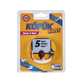 Boss Tape Çift Taraflı Beyaz Köpük Bant