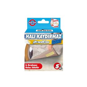 Boss Tape Çift Taraflı Halı Kilim Sabitleme ve Kaydırmaz 50 mm x 5 mt Bant