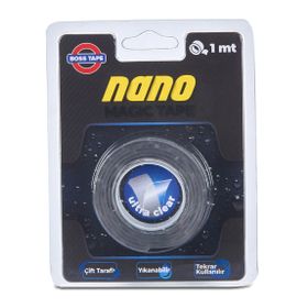 Boss Tape Çift Taraflı Şeffaf 19 mm 1 mt Nano Bant