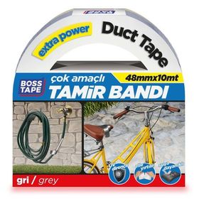 Boss Tape Gri Duck Tape Tamir Bandı