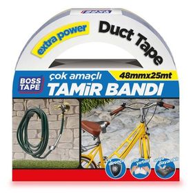 Boss Tape Gri Duck Tape Tamir Bandı