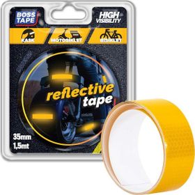 Boss Tape Reflektif Sarı 35 mm x 1.5 mt Bant