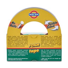 Boss Tape Siyah Solvent Akrilik Köpük Montaj Bandı