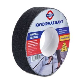 Boss Tape Siyah Zemin Kaydırmazlık Bandı