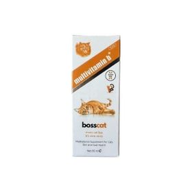 Bosscat B Kompleks 50 ml Multivitamin Kedi Deri ve Tüy Sağlığı İçin Sıvı Takviye