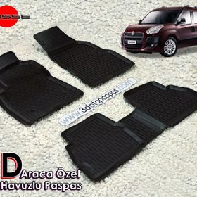 Bosse Fiat Doblo 2 Siyah 2010 Sonrası Bagaj Havuzu