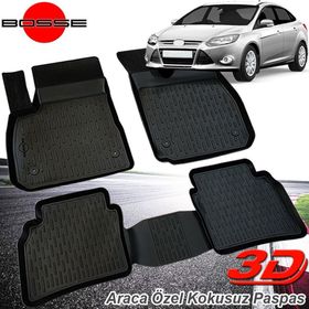 Bosse Ford Focus 3 Sedan 2014 3D Havuzlu Oto Paspas
