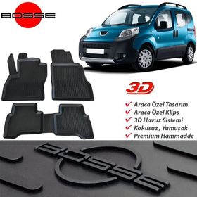 Bosse Peugeot Bipper 3D 2008 Sonrası Oto Havuzlu Paspas
