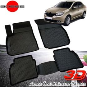 Bosse Renault Symbol Sedan 3D 2013 Sonrası Oto Havuzlu Paspas