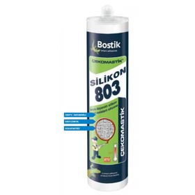 Bostik Çekomastik 803 310 ml Kırmızı Isıya Dayanıklı Silikon