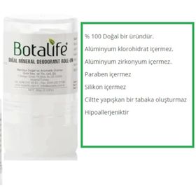 Botalife Doğal Mineral 60 g Roll-On Deodorant
