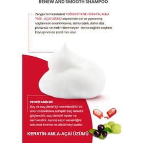 Botanica 400 ml Comfort İşlem Görmüş Yıpranmış Saçlar İçin Onarıcı Keratin Amla Yağı Özlü Şampuan